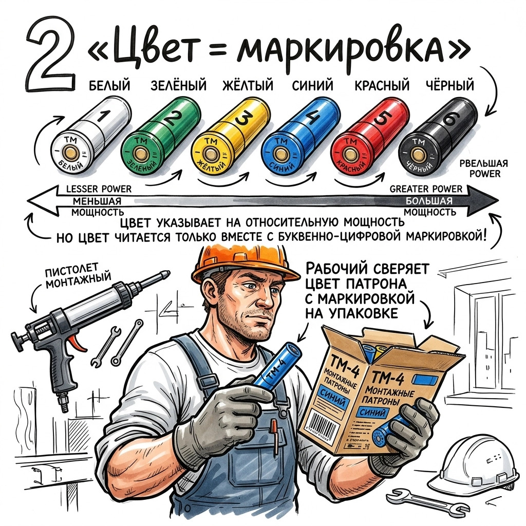 цвет = маркировка